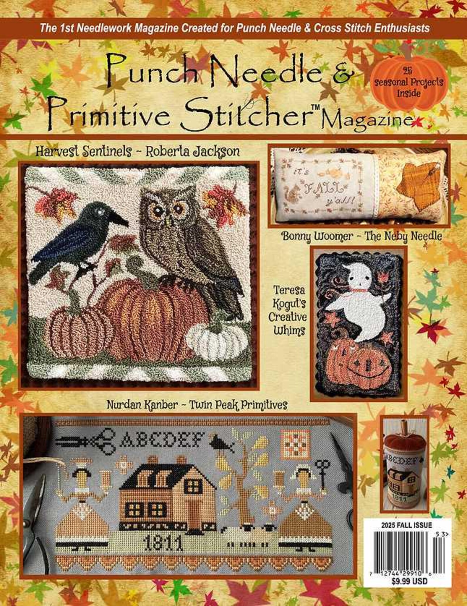 Punch Needle and Primitive Stitcher 2025 Fall Issue - Magazine - Etsy