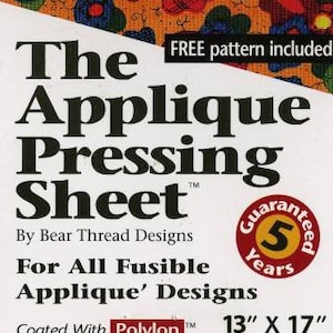 The Applique Pressing Sheet by Bear Thread Designs