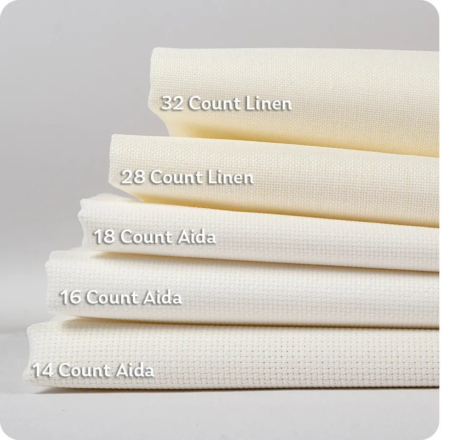 Aida 18 count, White - Easy Count From Zweigart - Aida 18ct. Zweigart -  Fabrics - Casa Cenina