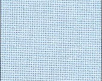 28 Count Light Blue Lugana - Zweigart Cross Stitch Fabric - More Information in Description