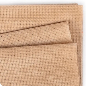 20 Count Vintage Country Mocha Aida – Zweigart Cross Stitch Fabric – More Information in Description