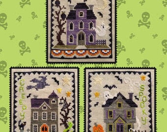 Haunted House Trio - Waxing Moon Designs