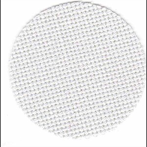 25 ct. Pewter Lugana Cross Stitch Fabric