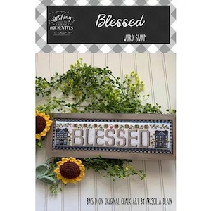 Blessed - Word Swap - Stitching With the Housewives