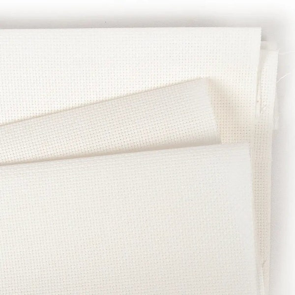 18 Count Antique White Aida – Zweigart Cross Stitch Fabric – More Information in Description