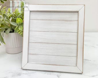 Spring Comes Again Shiplap Frame - Unfinished Wood Display by Paisleys and Polka Dots