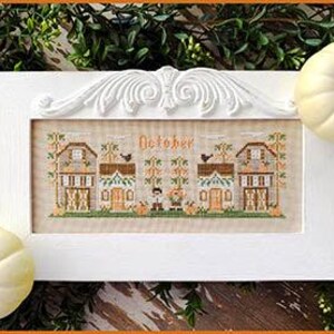 Monthly Mini Village - October - Country Cottage Needleworks