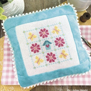May Nine Patch - Lindsey&#39;s Nine Patch Series - Primrose Cottage Stitches - Cross Stitch Pattern
