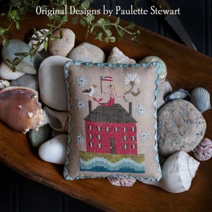 American Mermaid Pinkeep - Plum Street Samplers