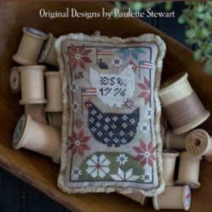 Hen Peck - Plum Street Samplers - Schema punto croce