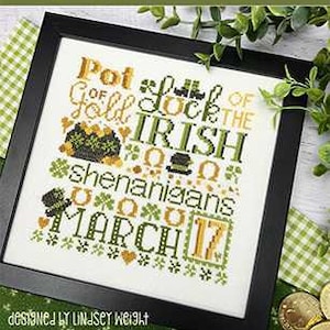 St Patrick&#39;s Day- Primrose Cottage Stitches