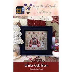 Winter Quilt Barn - Edredones y bordados con parches de pensamiento
