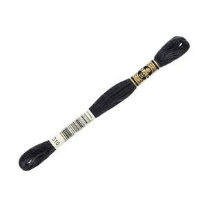 DMC 310 Black - 6 Strand Embroidery Floss