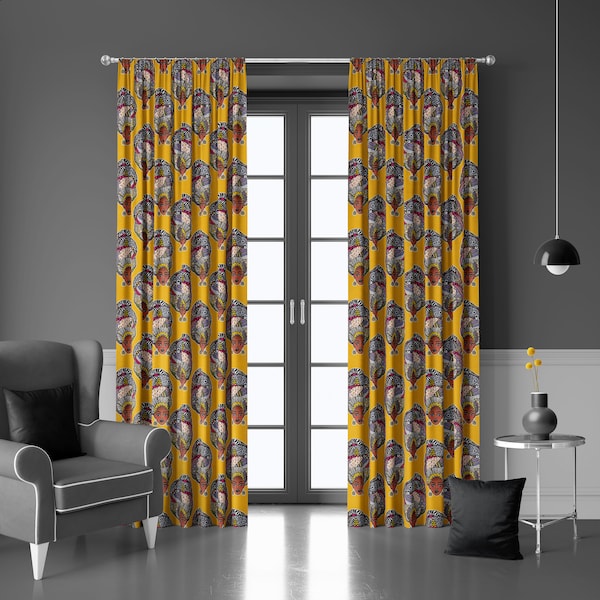 African Curtains Etsy