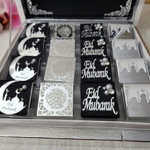Luxury Ramadan Chocolate Gift | Eid Mubarak Sweets | Personalized Halal Chocolate Box | Islamic Gift for Ramadan