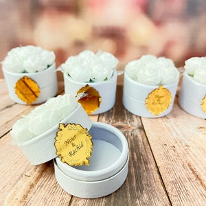 Cadeaux de mariage pour invités, Cadeaux Nikah, Cadeaux personnalisés, Fête de mariage, Cadeau d'invité, Boîte-cadeau de bonbons, Boîte de bonbons aux amandes, Boîte-cadeau pour bébé