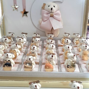 Chocolat personnalisé pour nouveau-né | Bienvenue bébé chocolat | Cadeaux pour bébé | Ours en peluche de luxe au chocolat | Boîte de chocolats spéciale nouveau-né