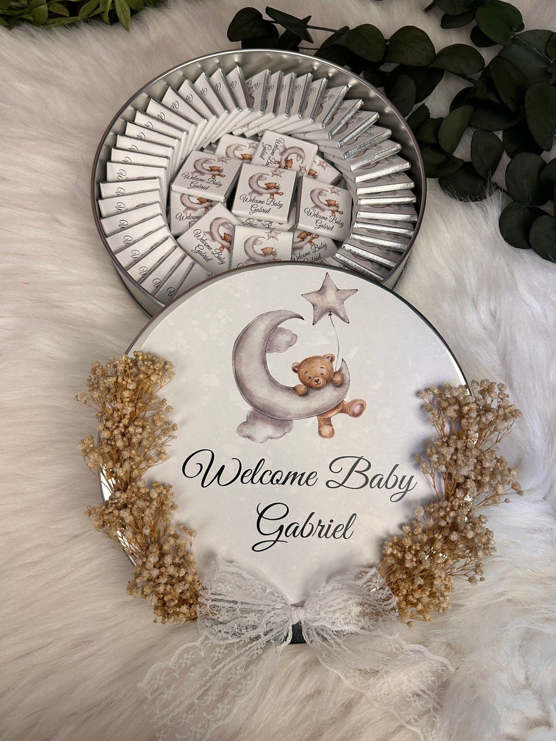 Custom Baby Chocolates, Baby Party Chocolates, Baby Boy Chocolates