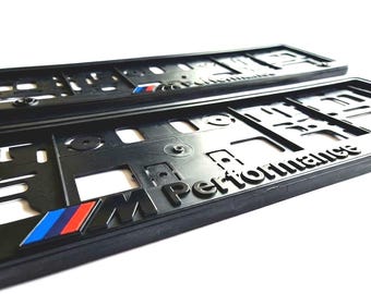 M Performance Lizenz Kennzeichenhalter Set x2 EU BMW