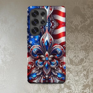 July Fourth Phone case, Patriotic Phone case, American, phone case, New Orleans phone case, Tough case for Samsung®