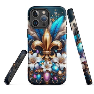 New Orleans Mardi Gras Iphone Magsafe case for Easter, anutcase, Easter phone case, Iphone Easter, Magsafe Tough Impact case, Easter Iphone