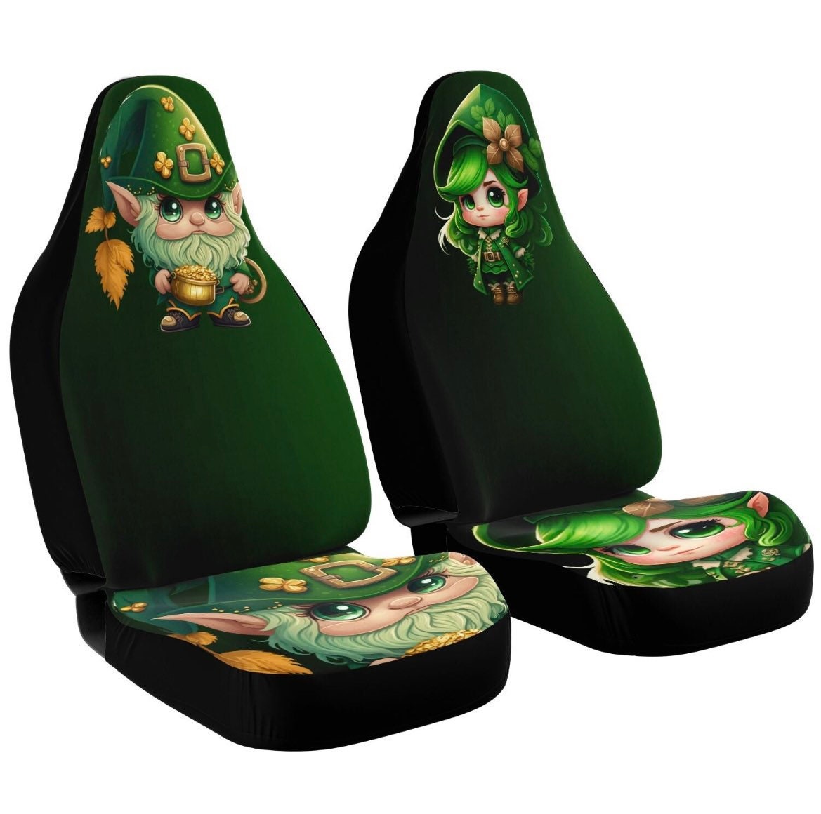 St. Patricks Day, Lucky, Irish, Car Seat Covers, Seat Protectors, Car