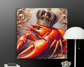 Konstverk i New Orleans, konstverk i Nola, konstverk med skaldjur, kräftdekor, anutcase, skaldjursdekor, fleur-de-lis-konst