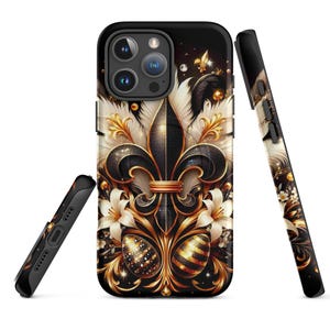 New Orleans Mardi Gras Iphone Magsafe case for Easter, anutcase, Easter phone case, Iphone Easter, Magsafe Tough Impact case, Nola Art