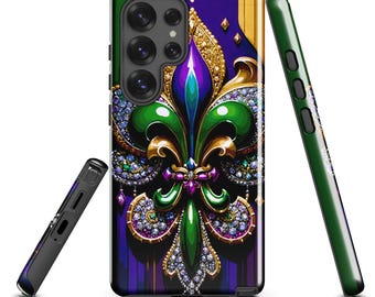 Fleur de Lis Mardi Gras Tough Phone Case for Samsung®