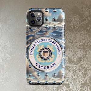 United States Coast Guard phone Case, Veteran iphone Case, military phone caseTough Case for iPhone®