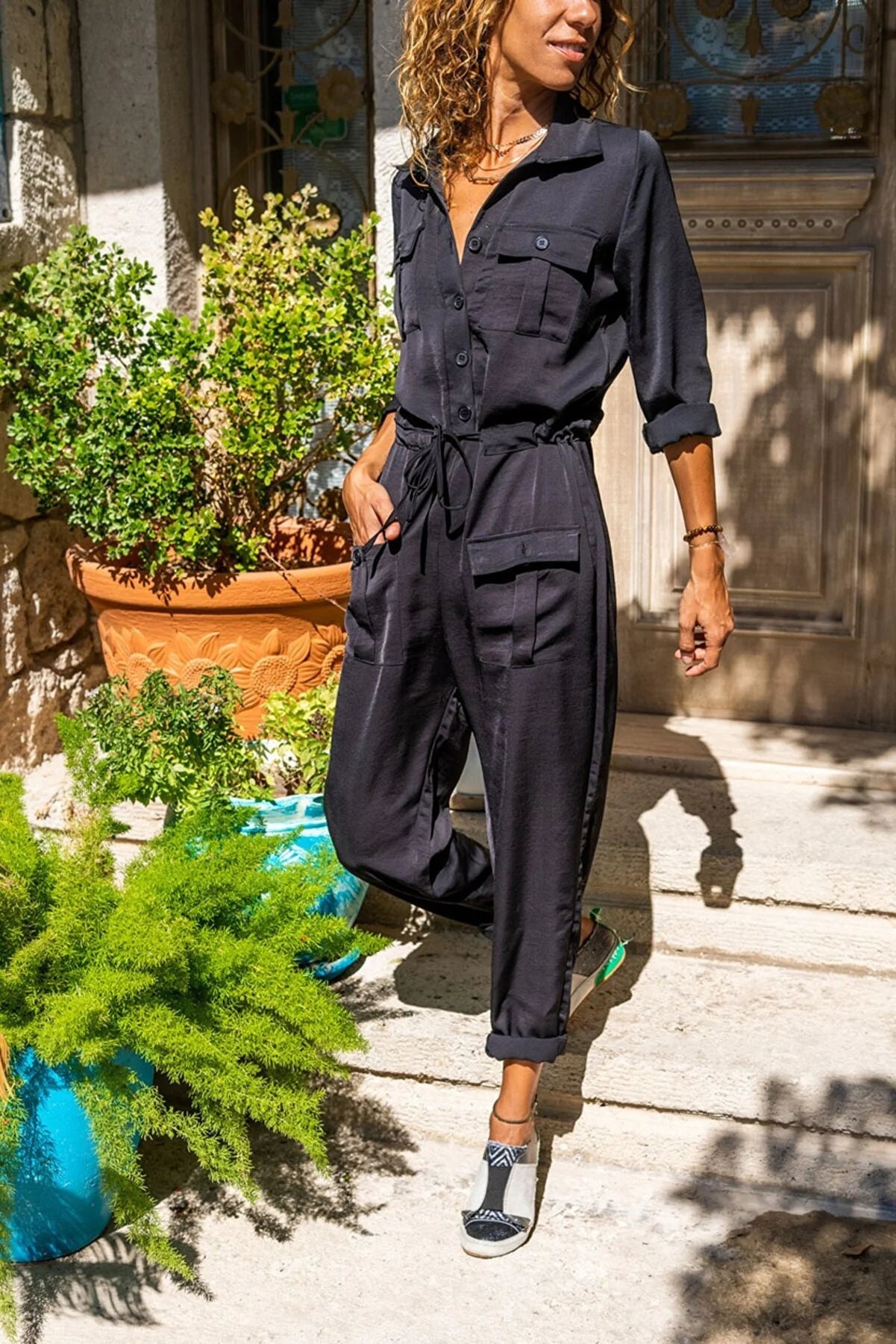 Loose Cami Jumpsuits