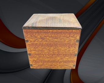 Dovetailed mahogany box (#008)