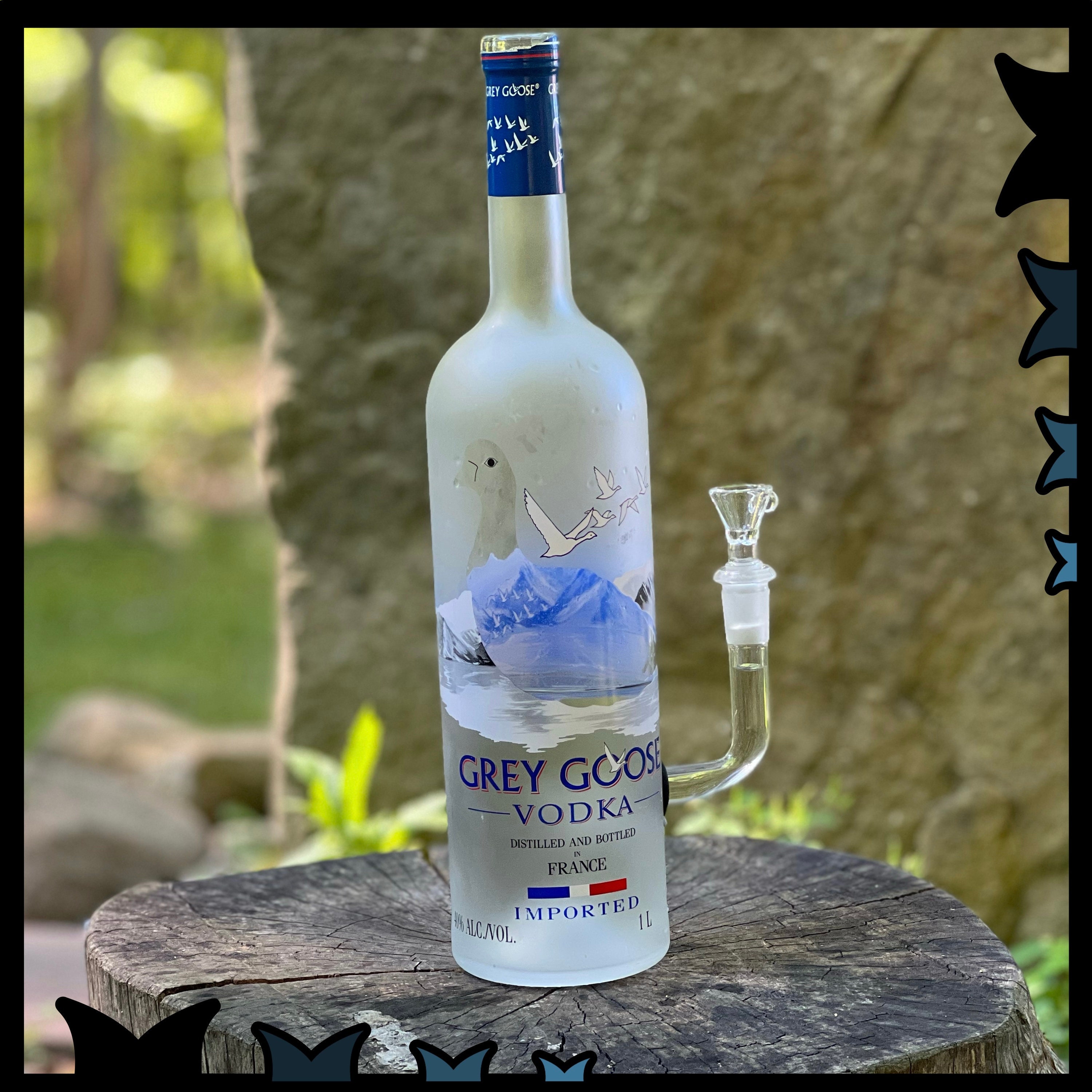 Grey Goose Glass Piece Etsy