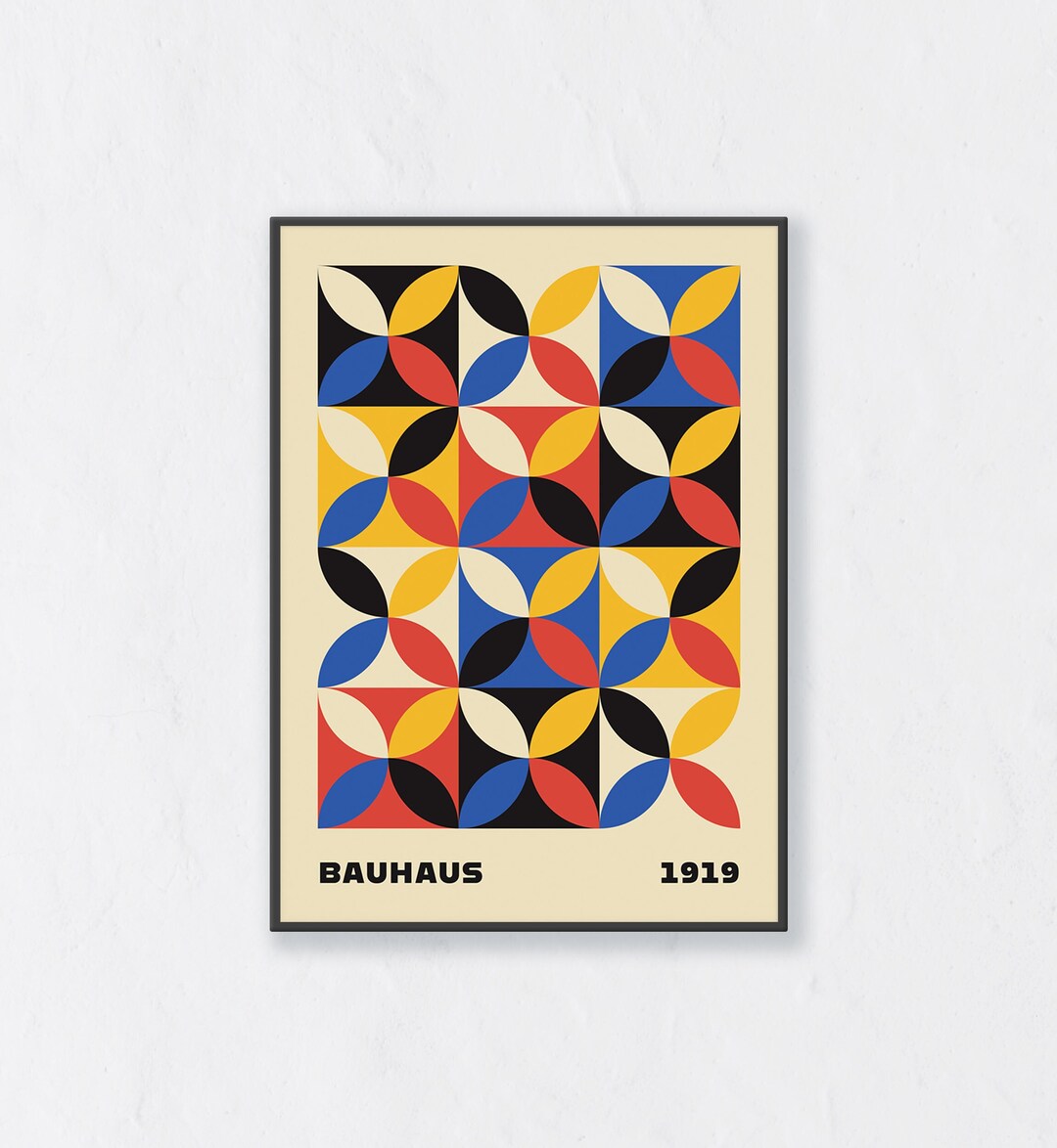 Bauhaus Poster, Bauhaus Print, Printable Wall Art, Geometric Wall Art