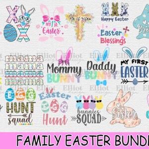 Easter Bundle,Easter Designs, Easter PNG Letters, Mother&#39;s day & Accessories, Easter Sublimation Design, Hand Drawn Easter PNG,
