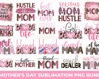 Pacote SVG Dia das Mães 2023, Mãe Svg, Download Digital, Dia das Mães Svg, vida de mãe svg, Dia das Mães, Mama Svg, Png