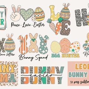 Easter Bundle,Easter Designs, Easter PNG Letters, Mother&#39;s day & Accessories, Easter Sublimation Design, Hand Drawn Easter PNG,