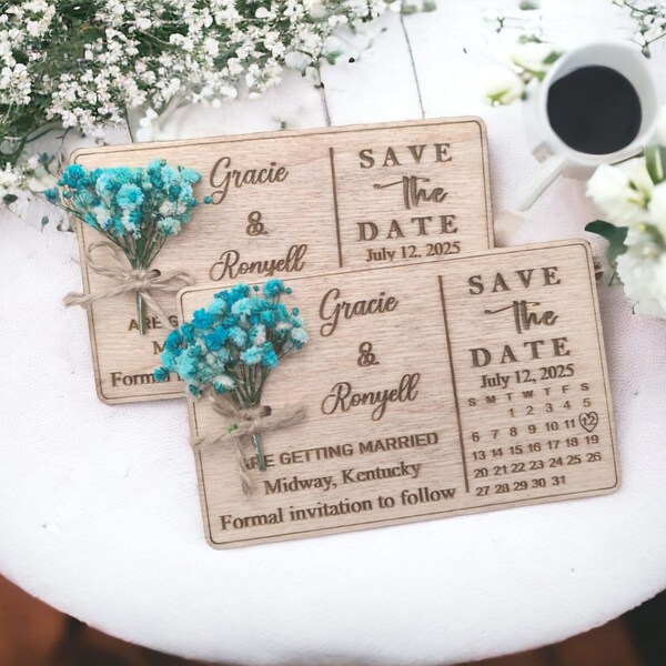 Rustic Save the Date, Wood save the date, Funny save the date, Unique save the date, Save-the-date magnet, Custom save the date, Calendar