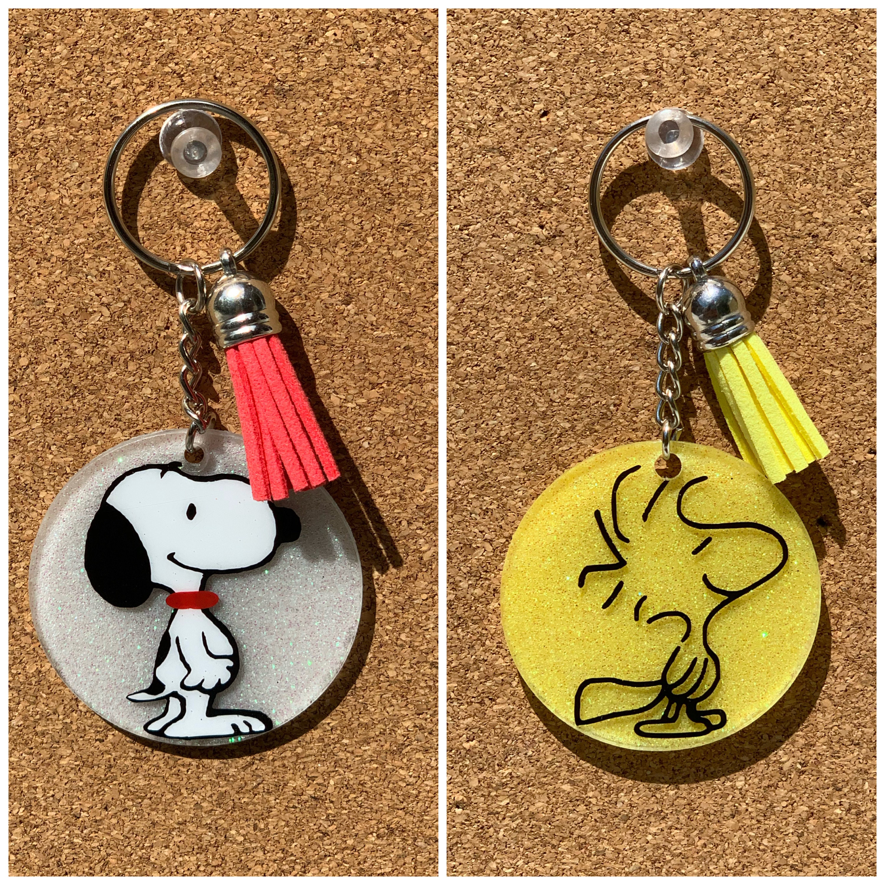 Coach X Peanuts Woodstock Collectible Bag Charm Leather snoopy/ bear