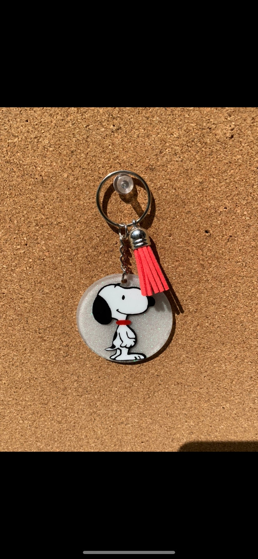 Snoopy Keychain//woodstock Keychain With Tassel//charlie Brown Etsy