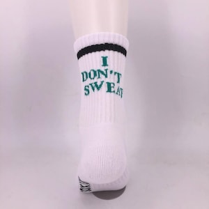 I DON’T SWEAT I F#cking Sparkle  cotton socks one size  - Sox uk