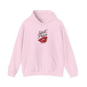 Lips Design Hoodie Sweatshirt, Red Lips Graphic Pullover, Unisex Sweater, Cool Streetwear, Urban Apparel