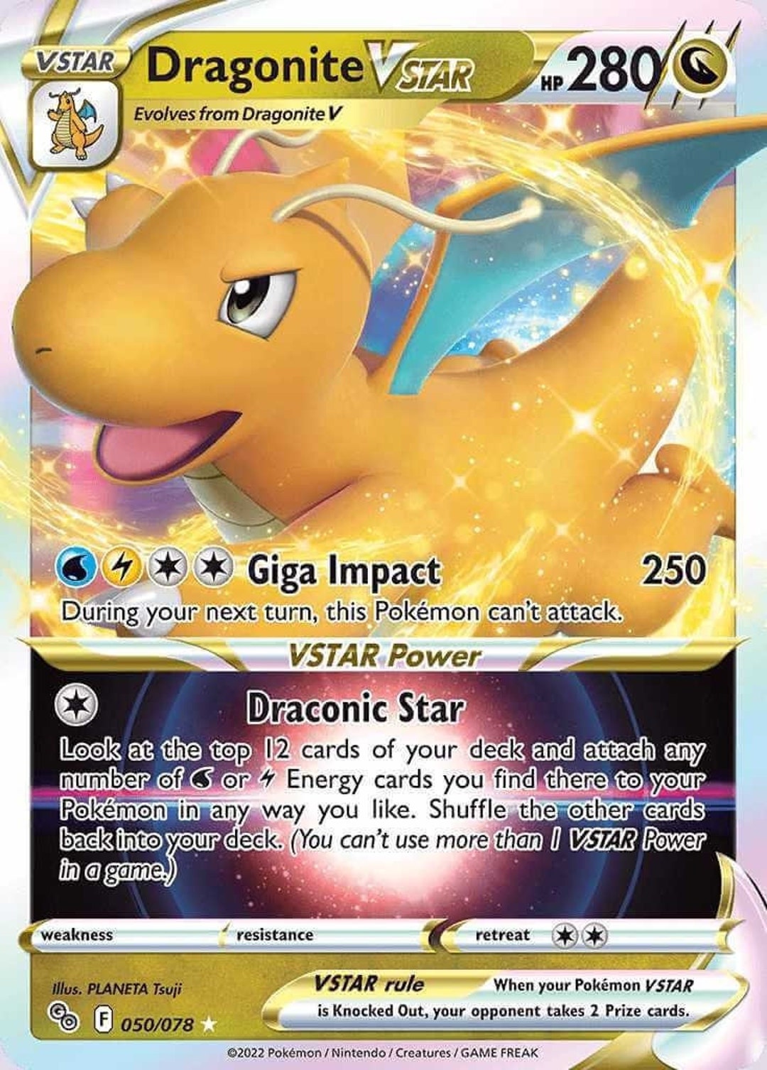 Pokémon Deck List Dragonite VSTAR Etsy