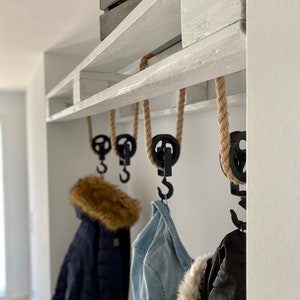 Exclusive wardrobe | Pallet furniture | Custom-made in various wood colors | Handmade