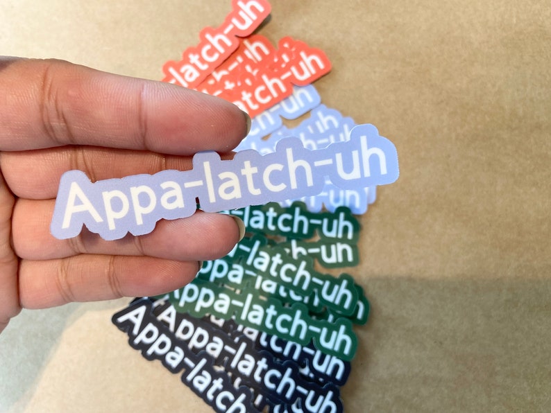 Appalachia Pronunciation Sticker Waterproof Vinyl Decal Etsy