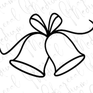 Glocken, Hochzeitsglocken, Hochzeit, Liebe, Kapelle, Weihnachten, Glocke SVG, PNG, JPEG, geschnittene Datei, Vektor