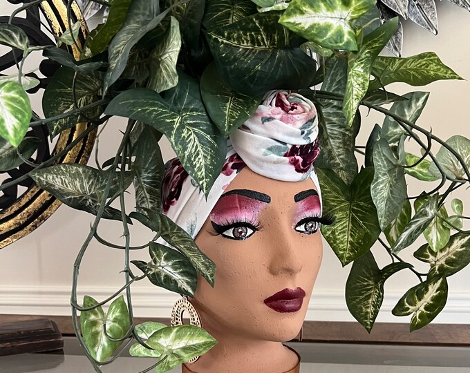 Planter Head, Foam Head Planter, Afrocentric Planter Head, Diva Planter