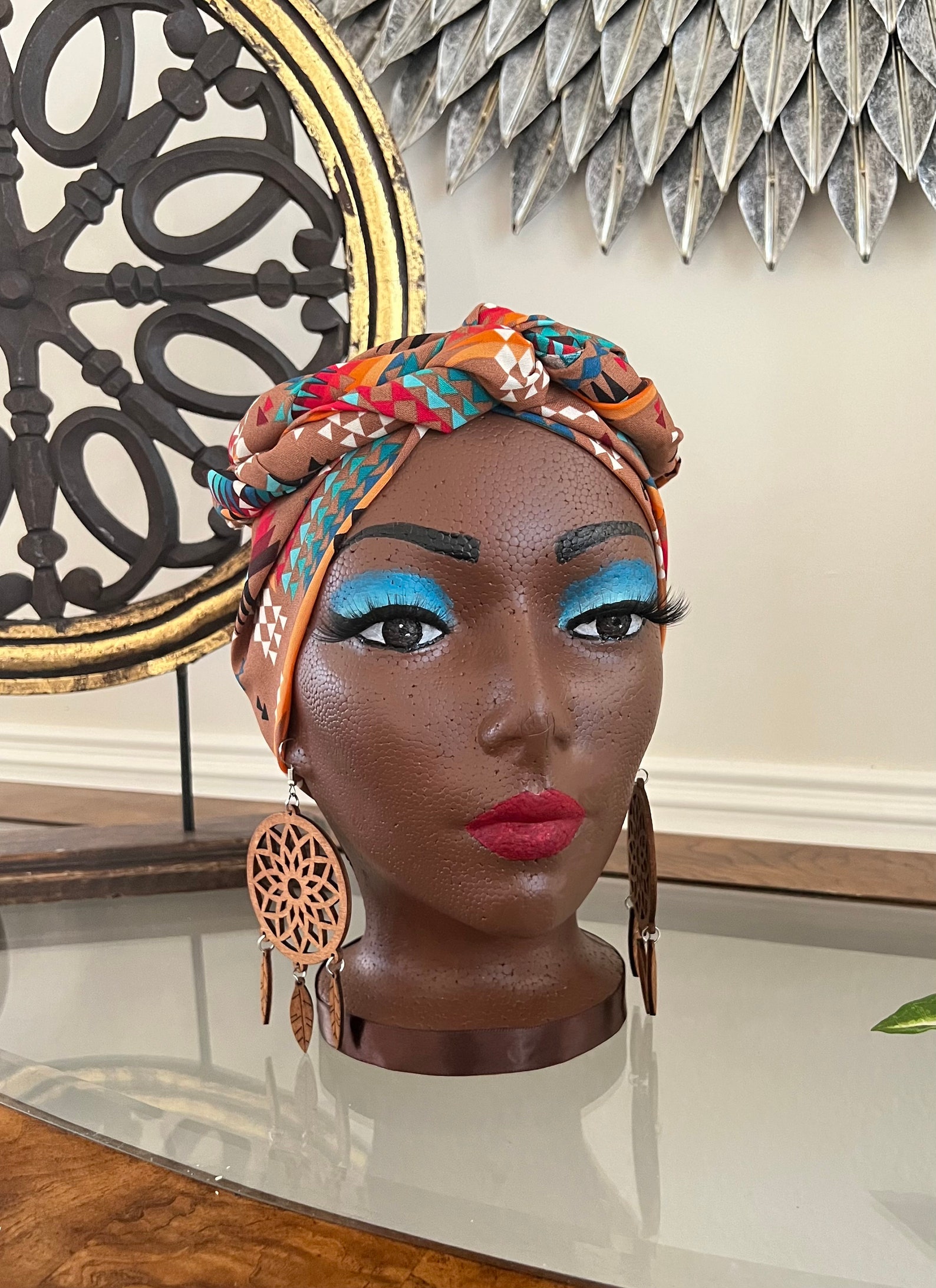 Planter Head Foam Head Planter Afrocentric Planter Head Etsy