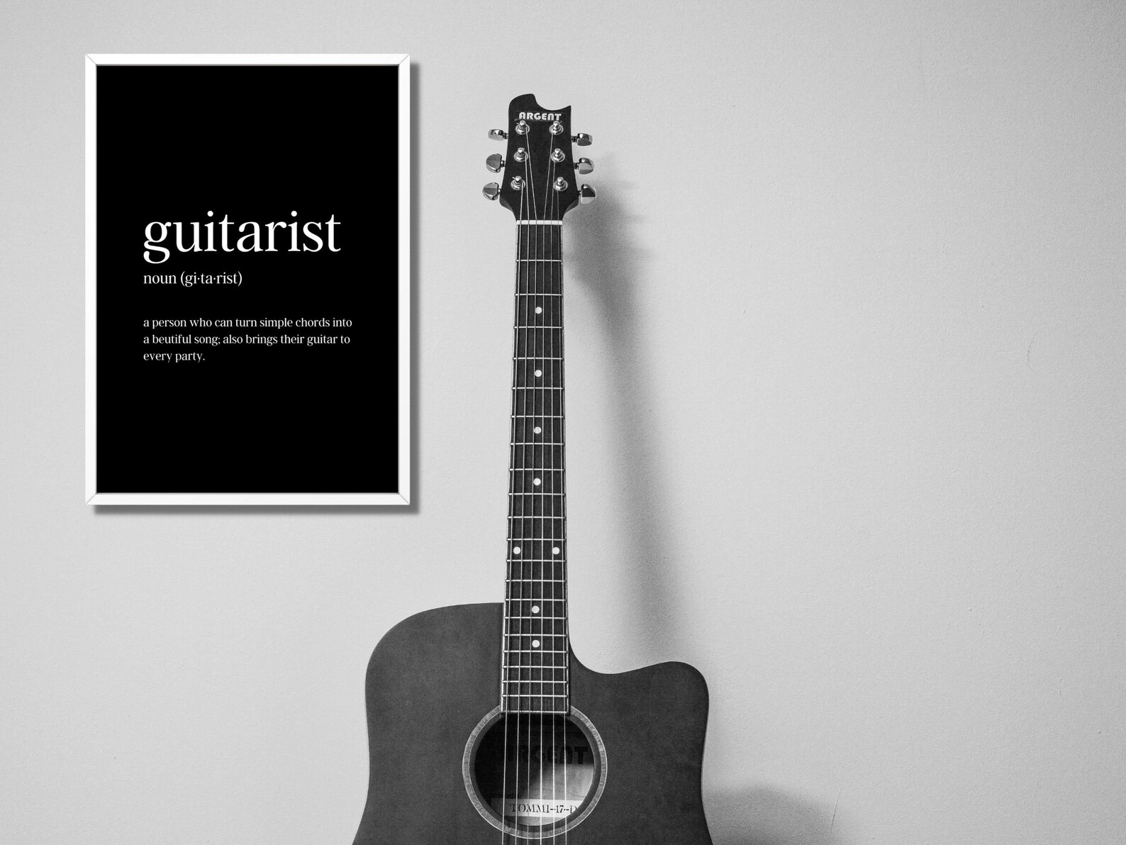 Guitarist, Wall Art, Definition, Printable, Inspirational Wall Art