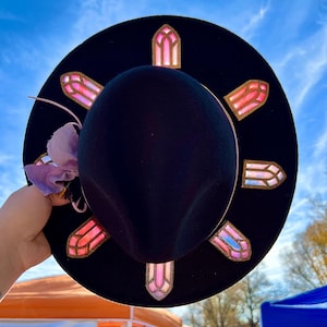 Fairy Vibes Stained Glass Halo Hat